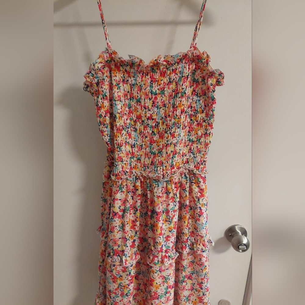 Jessica Simpson Multicolor Floral Mini Dress - Picture 3 of 6